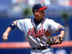 ATLANTA BRAVES 1990's Away Majestic Throwback Custom MLB Jerseys - ACTION