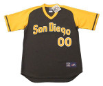 SAN DIEGO PADRES 1979 Away Majestic Throwback Customized Baseball Jersey - FRONT