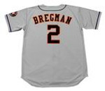 ALEX BREGMAN Houston Astros  Away Majestic Baseball Throwback Jersey - BACK