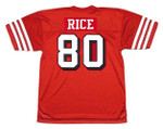 JERRY RICE San Francisco 49ers 1994 Throwback Home NFL Football Jersey - BACK