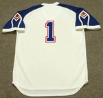 OZZIE ALBIES Atlanta Braves 1970's Home Majestic Throwback Baseball Jersey - BACK