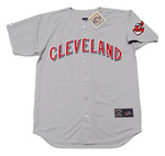 SAM McDOWELL Cleveland Indians 1970 Away Majestic Baseball Throwback Jersey - FRONT