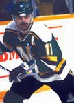 MIKE GARTNER Minnesota North Stars 1989 Away CCM NHL Vintage Throwback Jersey - ACTION
