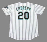 MIGUEL CABRERA Florida Marlins 2003 Home Majestic Throwback Baseball Jersey - BACK