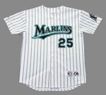 CARLOS DELGADO Florida Marlins 2005 Home Majestic Throwback Baseball Jersey - FRONT