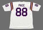 ALAN PAGE Minnesota Vikings 1975 Away Throwback NFL Football Jersey - BACK