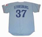 STEPHEN STRASBURG Montreal Expos 1969 Away Majestic Throwback Baseball Jersey - BACK