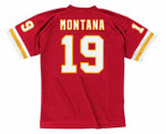 JOE MONTANA Kansas City Chiefs 1994 Throwback Home NFL Football Jersey - BACK