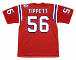 ANDRE TIPPETT New England Patriots 1984 Throwback Home NFL Football Jersey - BACK