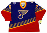 DAVID PERRON St. Louis Blues 1990's CCM NHL Vintage Throwback Jersey - FRONT