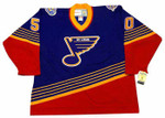 JORDAN BINNINGTON St. Louis Blues 1990's CCM NHL Vintage Throwback Jersey - FRONT
