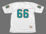LARRY LITTLE Miami Dolphins 1972 Throwback NFL Football Jersey - FRONT