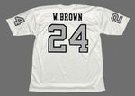 WILLIE BROWN Oakland Raiders 1970 Away Throwback NFL Football Jersey - BACK