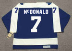 LANNY McDONALD Toronto Maple Leafs 1975 CCM Vintage Throwback NHL Hockey Jersey - BACK