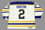 TIM HORTON Buffalo Sabres 1973 Home CCM Throwback NHL Hockey Jersey - BACK