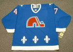 CLAUDE LAPOINTE Quebec Nordiques 1993 Away CCM Throwback NHL Hockey Jersey - FRONT