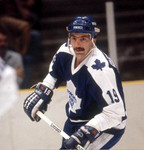 BILL DERLAGO Toronto Maple Leafs 1983 Away CCM Throwback NHL Hockey Jersey - ACTION