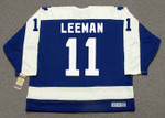 GARY LEEMAN Toronto Maple Leafs 1987 Away CCM Vintage Throwback Hockey Jersey - BACK