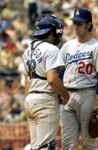 JOE FERGUSON Los Angeles Dodgers 1974 Away Majestic Throwback Baseball Jersey - ACTION