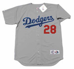 WES PARKER Los Angeles Dodgers 1972 Away Majestic Throwback Baseball Jersey - FRONT