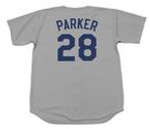 WES PARKER Los Angeles Dodgers 1972 Away Majestic Throwback Baseball Jersey - BACK