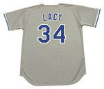 LEE LACY Los Angeles Dodgers 1978 Away Majestic Baseball Throwback Jersey - BACK