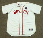 DUSTIN PEDROIA Boston "Strong" Red Sox 2013 Home Majestic Throwback Baseball Jersey - FRONT