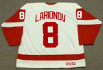 IGOR LARIONOV Detroit Red Wings 2002 Home CCM Throwback Hockey Jersey - BACK