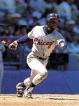 LANCE JOHNSON Chicago White Sox 1990 Majestic Throwback Away Baseball Jersey - ACTION