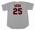 SAMMY SOSA Chicago White Sox 1990 Majestic Throwback Away Baseball Jersey - BACK