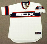 RICH DOTSON Chicago White Sox 1985 Home Majestic Throwback Baseball Jersey - FRONT