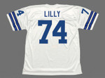 BOB LILLY Dallas Cowboys 1971 Throwback NFL Football Jersey - BACK