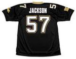 RICKEY JACKSON New Orleans Saints 1991 Throwback Home NFL Football Jersey - BACK