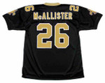 DEUCE McALLISTER New Orleans Saints 2003 Throwback Home NFL Football Jersey - BACK