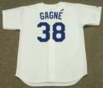 ERIC GAGNE Los Angeles Dodgers 2001 Home Majestic Throwback Baseball Jersey - BACK
