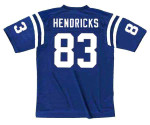 TED HENDRICKS Baltimore Colts 1970 Throwback Home NFL Football Jersey - BACK