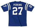 RAY PERKINS Baltimore Colts 1970 Throwback Home NFL Football Jersey - BACK