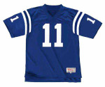 JEFF GEORGE Indianapolis Colts 1992 Throwback Home NFL Football Jersey - FRONT