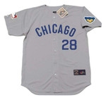 JIM HICKMAN Chicago Cubs 1969 Away Majestic Throwback Baseball Jersey - FRONT