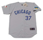 TED ABERNATHY Chicago Cubs 1969 Away Majestic Throwback Baseball Jersey - FRONT