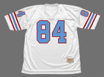 BILLY "WHITE SHOES" JOHNSON Houston Oilers 1977 Throwback NFL Football Jersey - FRONT