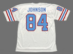 BILLY "WHITE SHOES" JOHNSON Houston Oilers 1977 Throwback NFL Football Jersey - BACK