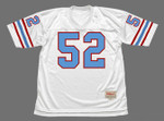 ROBERT BRAZILE Houston Oilers 1977 Throwback NFL Football Jersey - FRONT