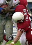 PAT TILLMAN Arizona Cardinals 1998 Throwback Home NFL Football Jersey - ACTION