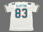 MARK CLAYTON Miami Dolphins 1989 Throwback NFL Football Jersey - BACK