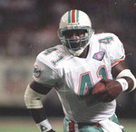 KEITH BYARS Miami Dolphins 1994 Throwback NFL Football Jersey - ACTION
