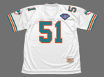 BRYAN COX Miami Dolphins 1994 Throwback NFL Football Jersey - FRONT