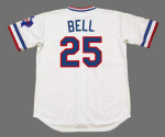 BUDDY BELL Texas Rangers 1984 Home Majestic Throwback Baseball Jersey - BACK