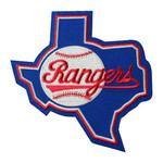 TEXAS RANGERS 1980's Majestic Throwback Home Customized Jersey - CREST