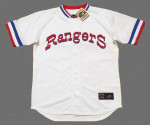 MICHAEL YOUNG Texas Rangers 1970's Home Majestic Throwback Baseball Jersey - FRONT